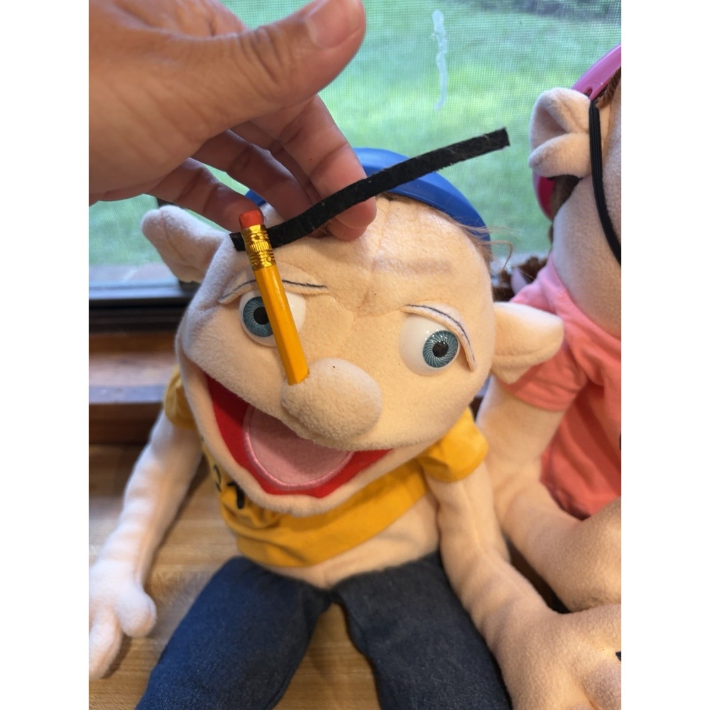 SML Jeffy & Feebee Hand Puppet Plush Doll Lot - Picture 5 of 14